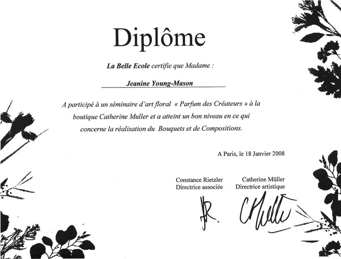 Floral Diploma